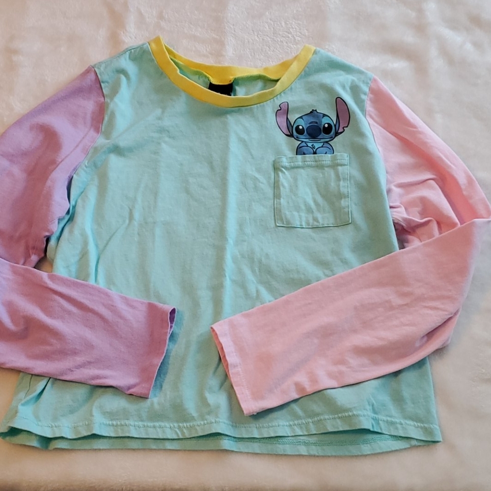 Colorblock STITCH crop